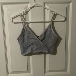 Cropped Blue crossover tanktop